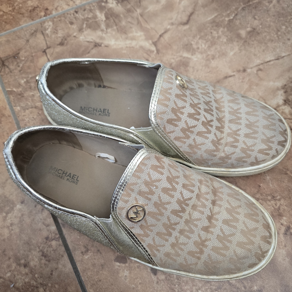 Michael Kors GOLD Slip-On Shoes